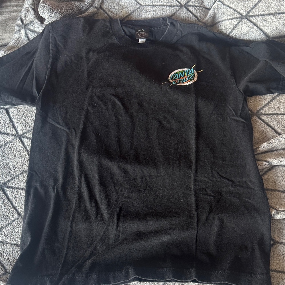 Santa Cruz medium Black Graphic T-Shirt